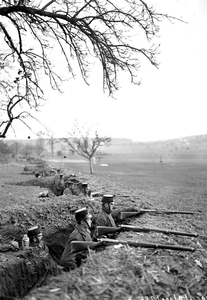 Infanterie während Manöver - CH-BAR - 3237877
