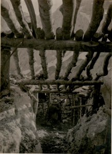 Inftr.Stellung am kl.Schlichtl äussrster Stützpunkt am linken Flügel. (6-7.1917.) (BildID 15800226)