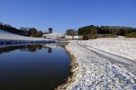 Ice frozen waters