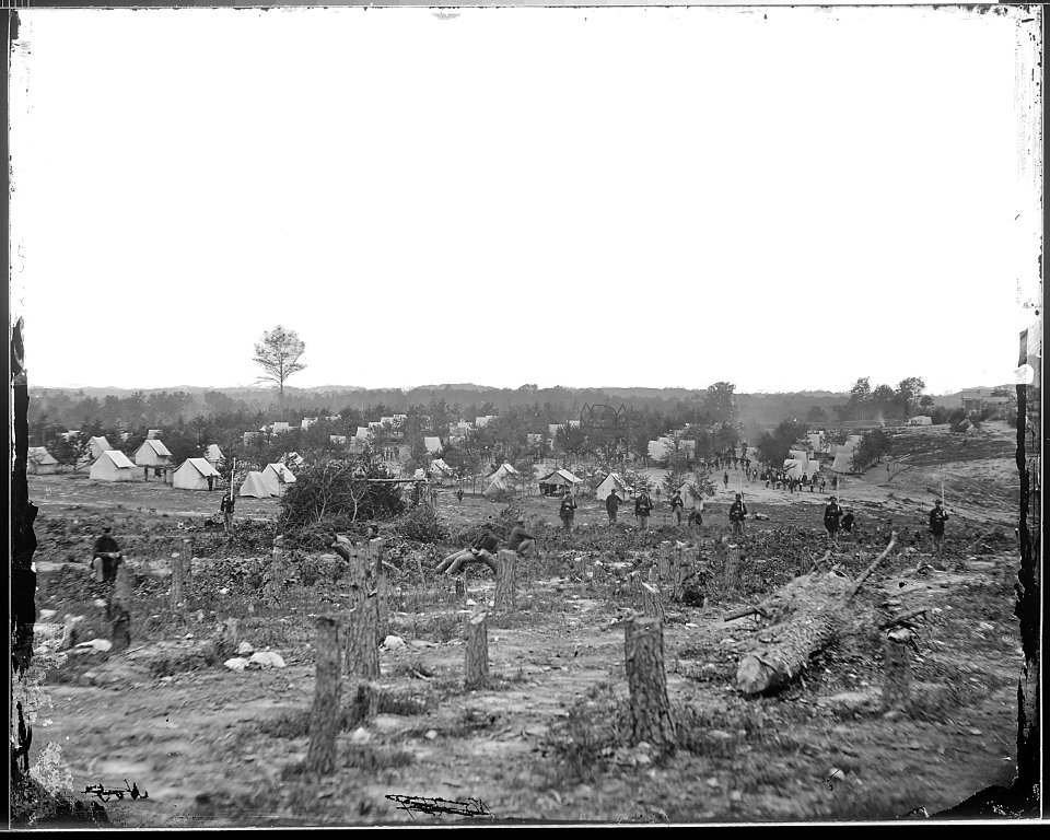 Infantry camp - NARA - 524603
