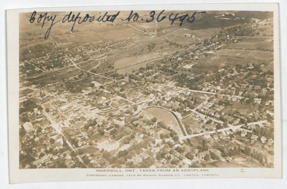 Ingersoll Ontario from the Air (HS85-10-36495) original