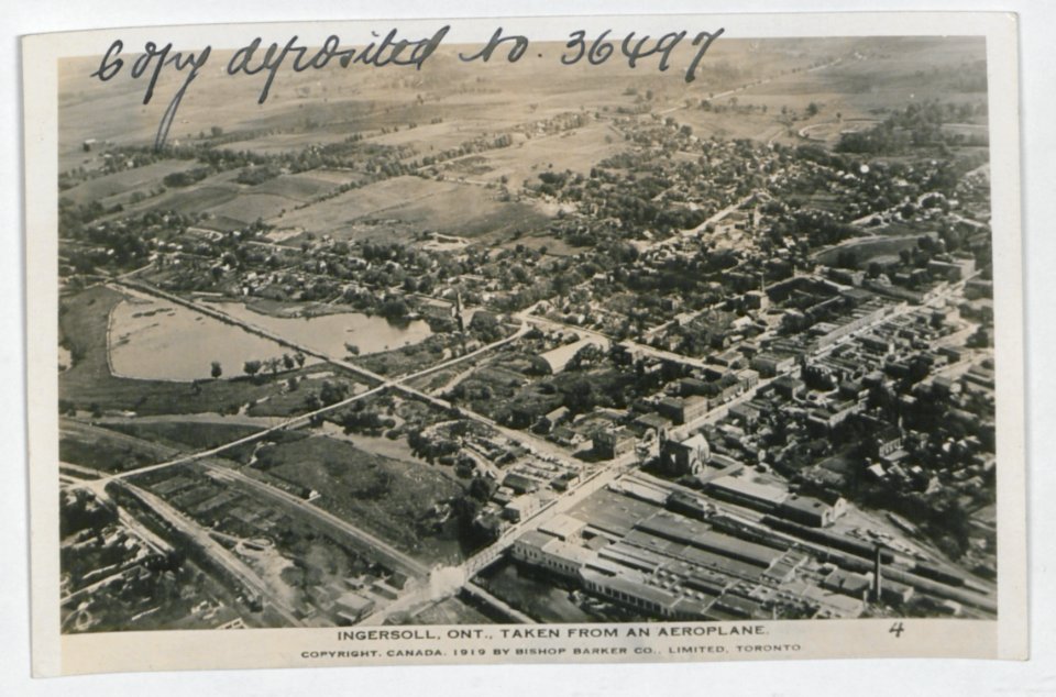 Ingersoll Ontario from the Air (HS85-10-36497) original