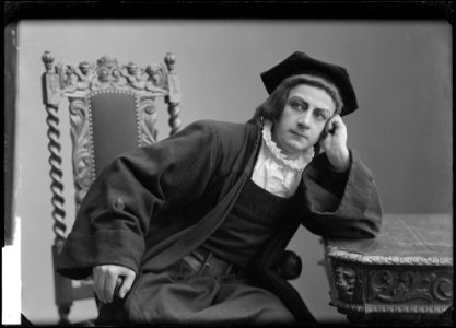 Ivan Hedqvist in Mäster Olof at Svenska teatern 1907 - SMV - NH040