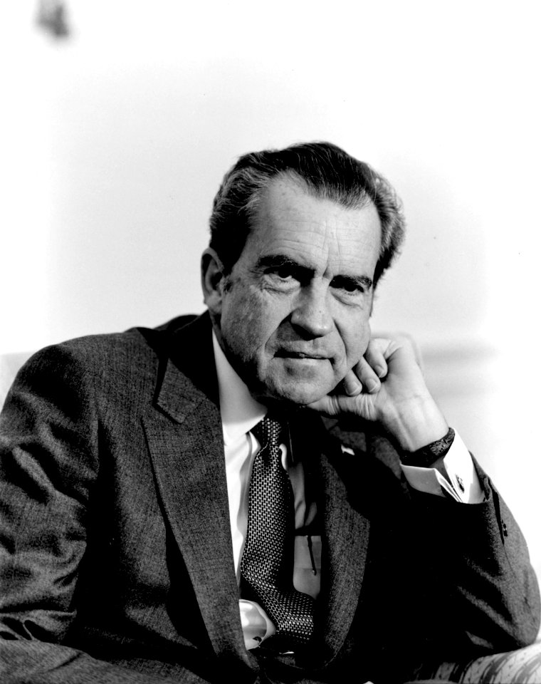 Informal Portrait of President Richard Nixon