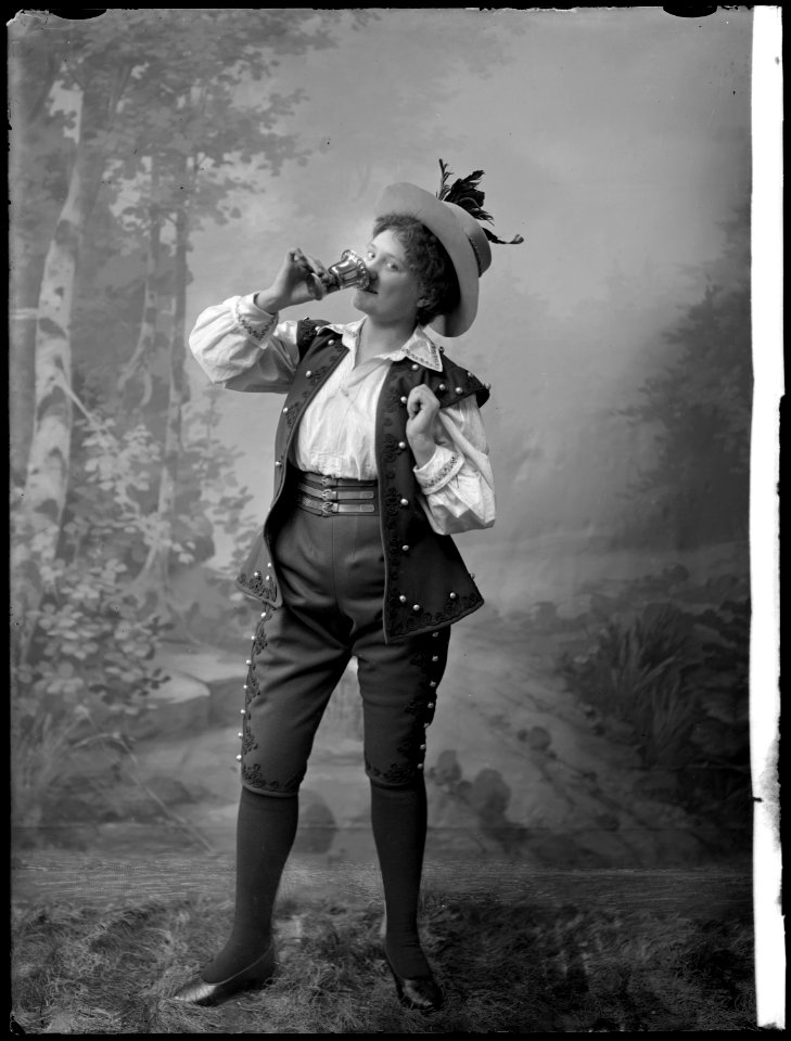 Inga Berentz in Frihetsbröderna at Oscarsteatern 1906 - SMV - NB142