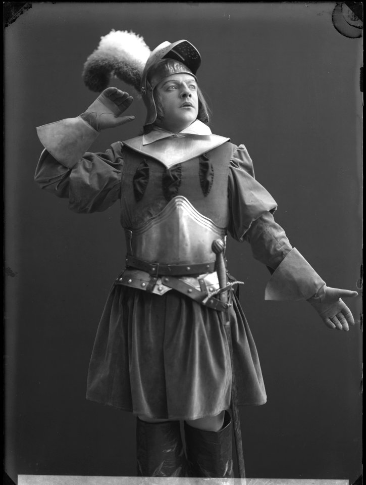 Ivar Nilsson in Siste riddaren at Dramatiska teatern 1909 - SMV - NN026