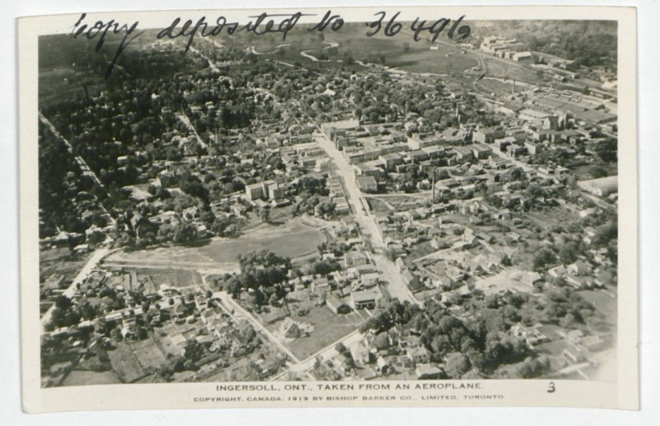 Ingersoll Ontario from the Air (HS85-10-36496) original