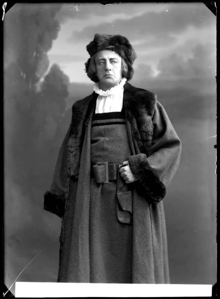 Ivan Hedqvist in Gustav Vasa at Svenska teatern 1909 - SMV - GH105