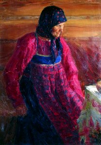 Ivan Kulikov The old woman Daria from Prudischy. 1908 photo