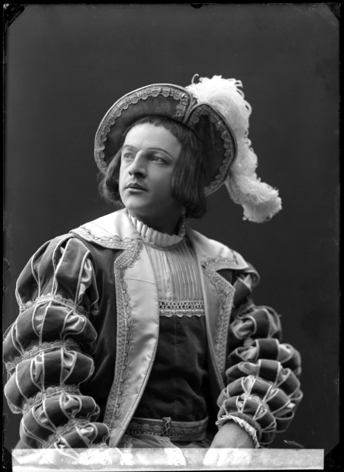 Ivar Nilsson in Siste riddaren at Dramatiska teatern 1909 - SMV - NN024