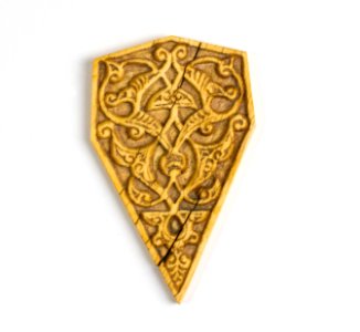 Ivory plaque or mount