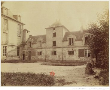 Ivry sur Seine, Ancien château, Pension Pompée.Atget Eugène btv1b10518396n 1