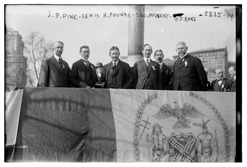 J.B. Pine, Lewis H. Pounds, Geo. McAneney, G.F. Kunz LCCN2014701540