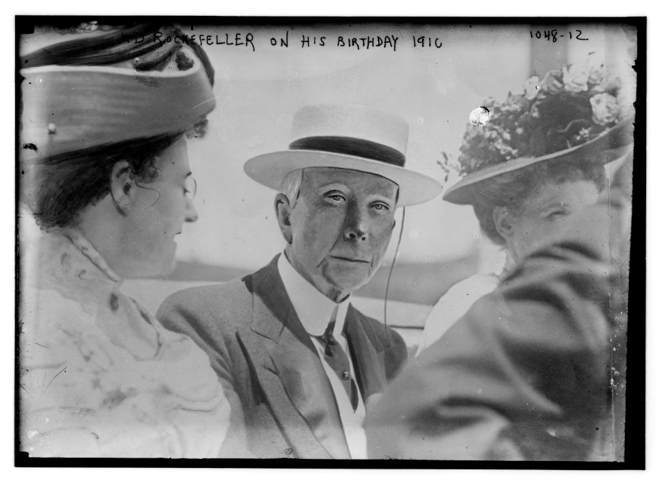 J.D. Rockefeller with others on his birthday LCCN2014684994