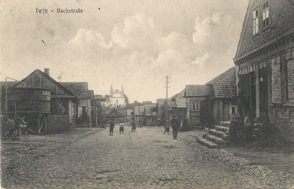 Iŭje, Kaścielnaja. Іўе, Касьцельная (1916)