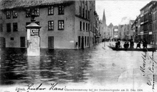 J Nöhring - Überschwemmung bei der Dankwartsgrube (PK Gebr. Borchers 1904)