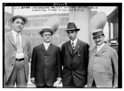 J.J. Brady, Ury Woodson, Boetius Sullivan, B.F. Mitchell (Committee to meet R. Sullivan, 8-29-13) LCCN2014694058