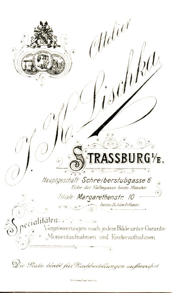 J.K. Lischka Strassburg Revers