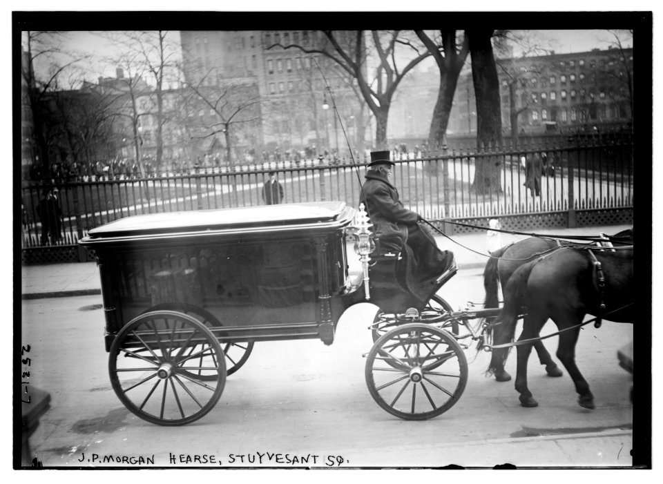 J.P. Morgan hearse, Stuyvesant Sq. LCCN2014691650