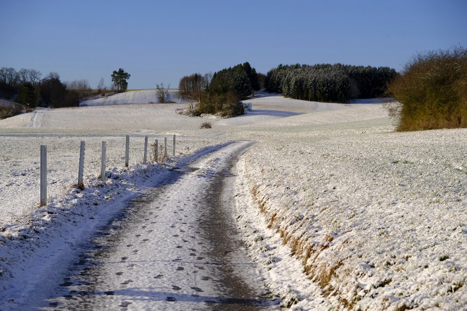 Nature landscape road photo