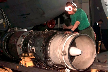 J52 engine maintenance USS America (CV-66) 1993