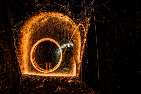 Floor fire spark