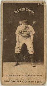 Jack Glasscock, Indianapolis Hoosiers, baseball card portrait LCCN2007686547