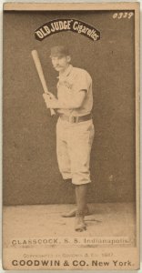 Jack Glasscock, Indianapolis Hoosiers, baseball card portrait LCCN2007686548