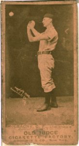 Jack McGeachy, Indianapolis Hoosiers, baseball card portrait LCCN2007686550
