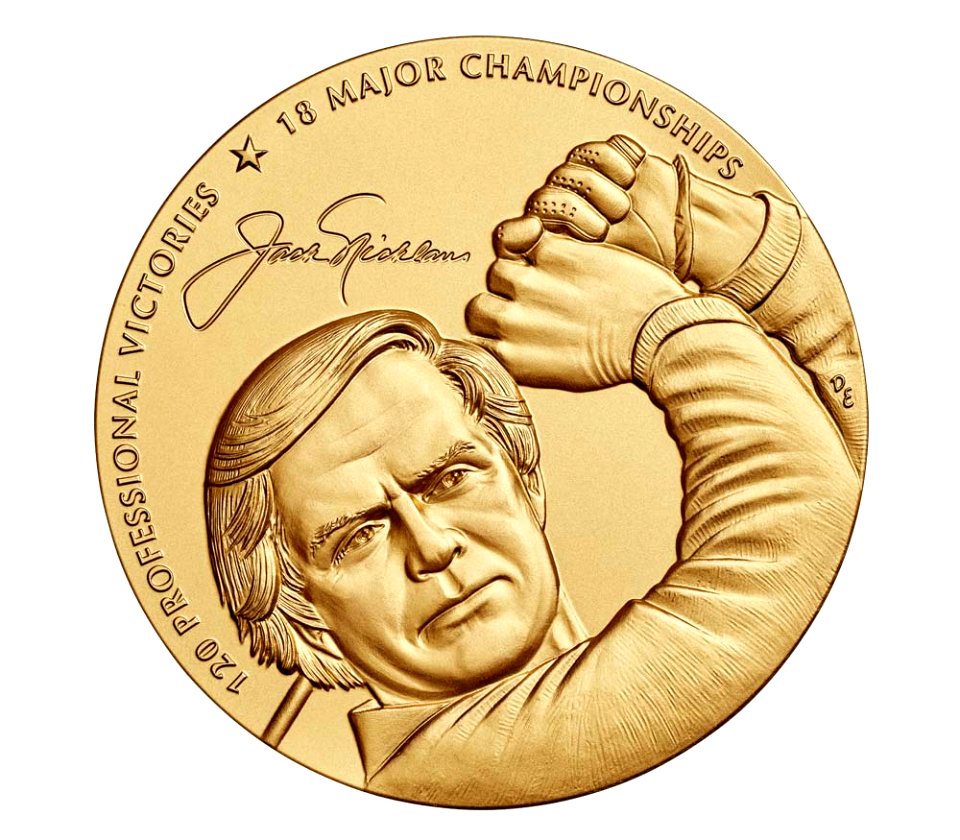Jack Nicklaus Congressional Gold Medal (front)