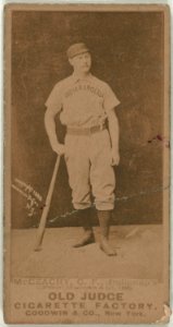 Jack McGeachy, Indianapolis Hoosiers, baseball card portrait LCCN2007686417