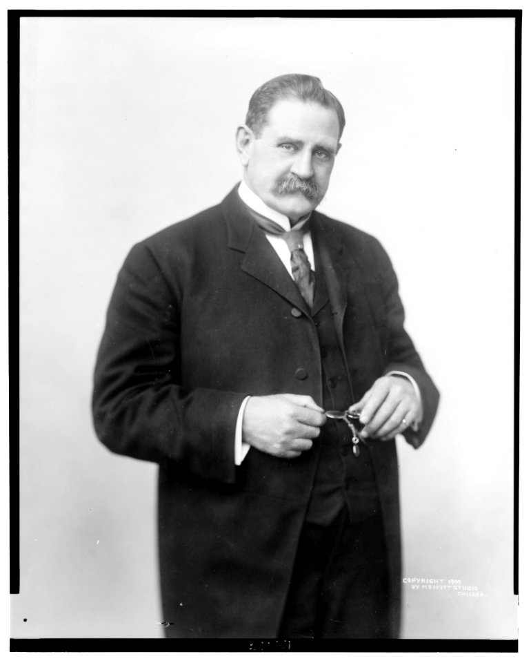 Jacob McGavock Dickinson, three-quarter length portrait, standing, facing front) - by Moffett Studio, Chicago LCCN2004665029