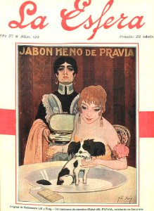 Jabón Heno de Pravia, de Baldomero Gil y Roig, La Esfera, 29-07-1916