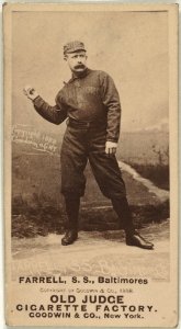 Jack Farrell, Baltimore Orioles, baseball card portrait LCCN2007686970