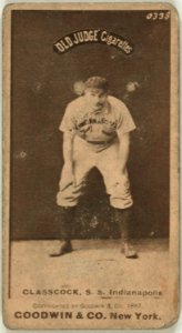 Jack Glasscock, Indianapolis Hoosiers, baseball card portrait LCCN2007686547