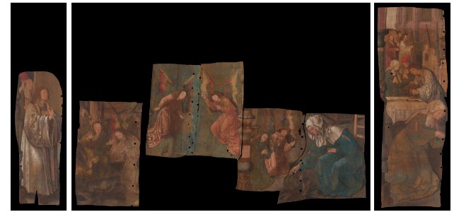 Jacob Cornelisz. van Oostsanen - Het Mirakel van Amsterdam, in drie delen - SB 5409 t-m SB 5411 - Amsterdam Museum