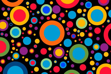 Color rings circle