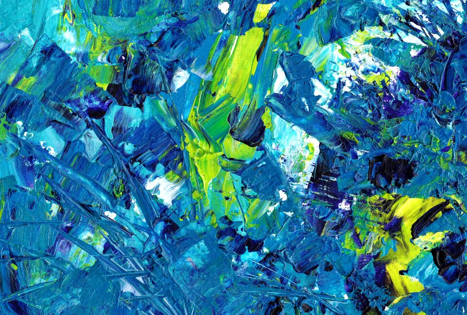 Abstract painter paint