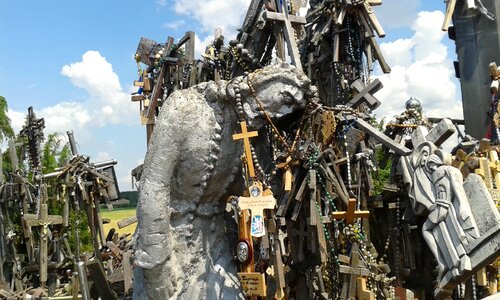 Afflicted of god suffering golgotha