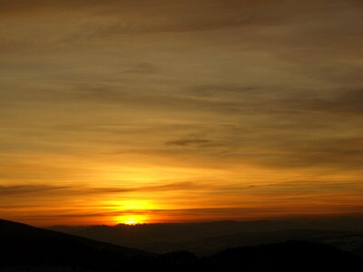 Sky landscape poland photo