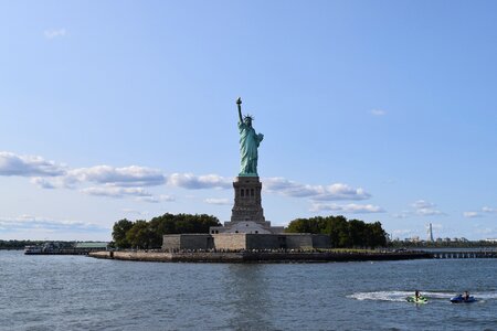 Statue of liberty new york manhattan photo