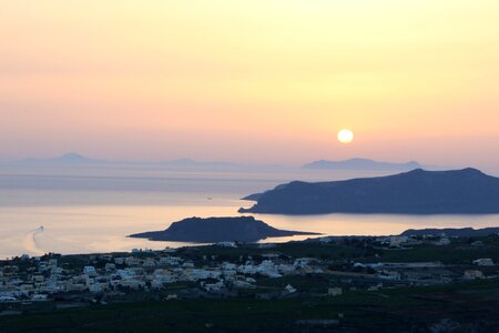 Santorini sunset greece