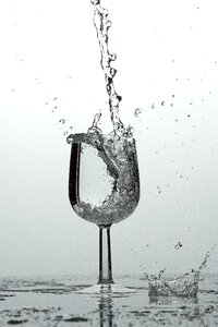 Drip water glass mood