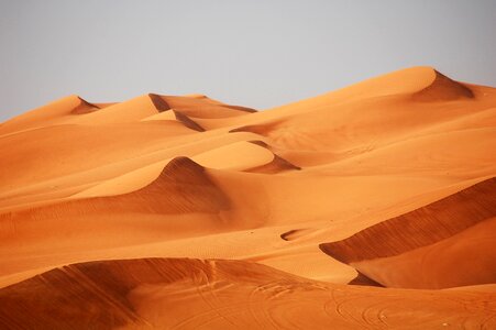 Dubai desert sand photo