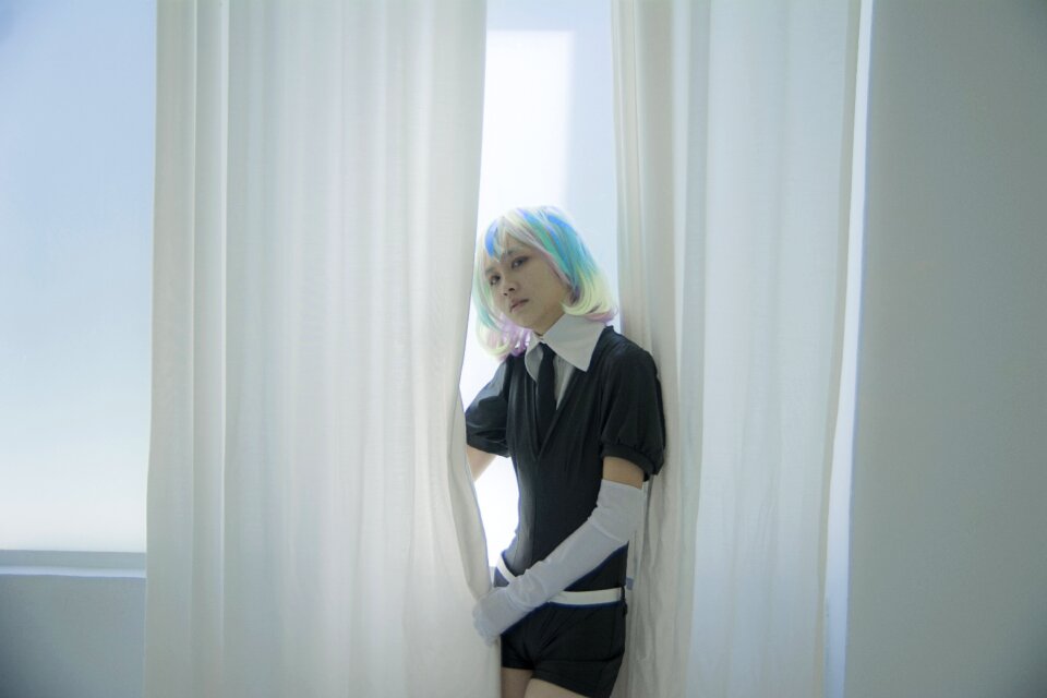 Indoors window portrait
