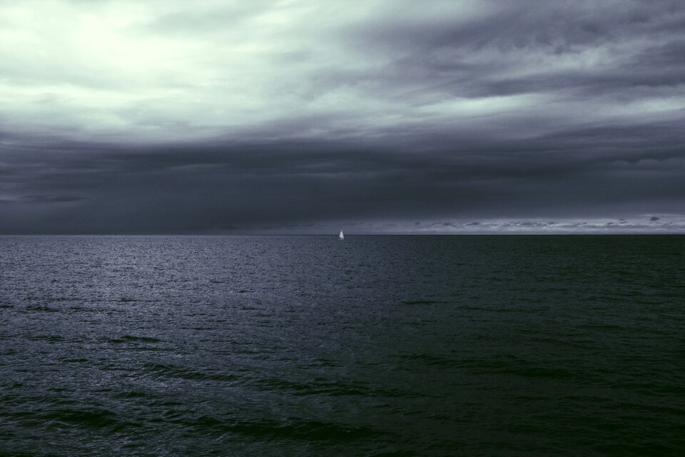 Wave dark sky
