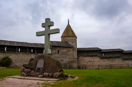 Old cemetery pskov photo