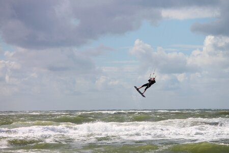 Take off kite surfing kitesurfer photo