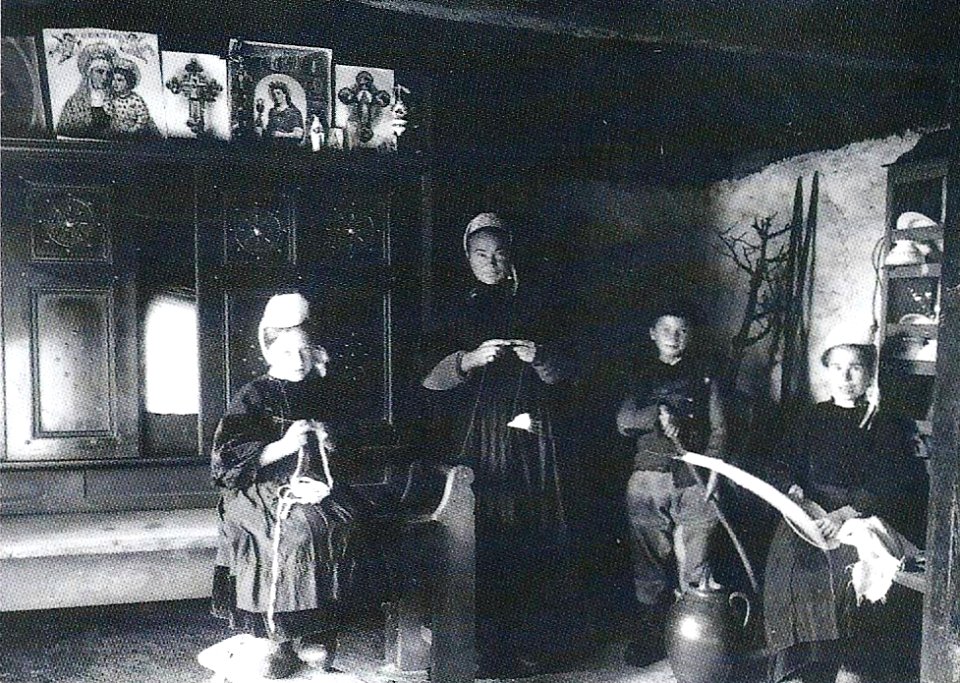 Jacques de Thézac Intérieur bigouden vers 1900