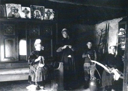 Jacques de Thézac Intérieur bigouden vers 1900